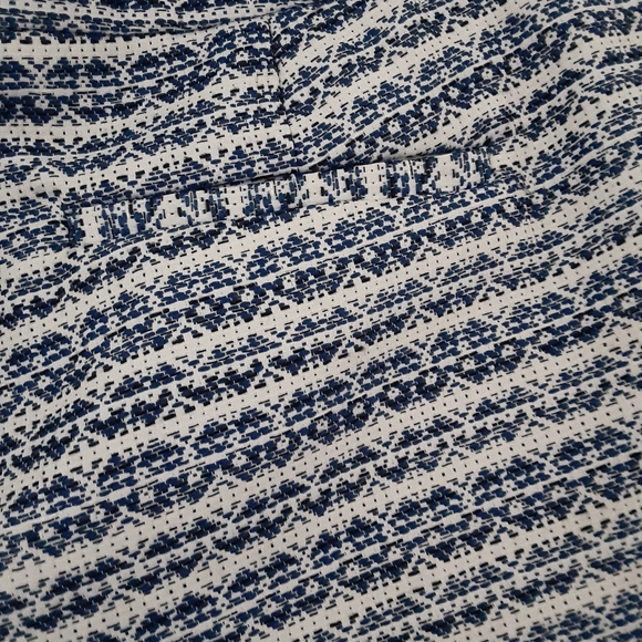 Liz Claiborn navy summer Tapestry shorts sz 14 - Picture 6 of 8